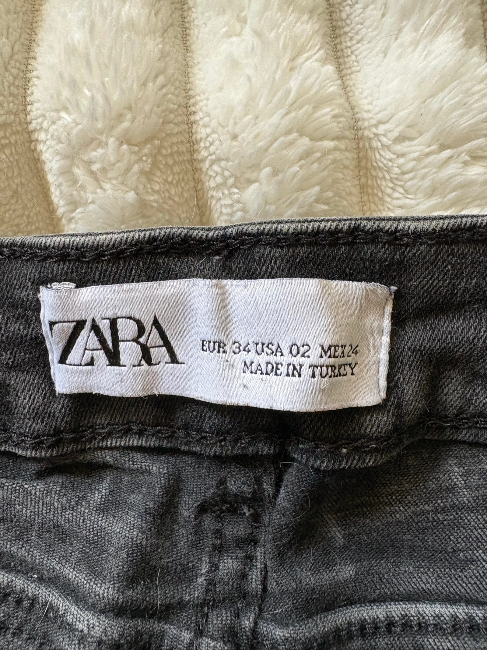 Zara dameshoge taille skinny jeans maat 34 – photo 6